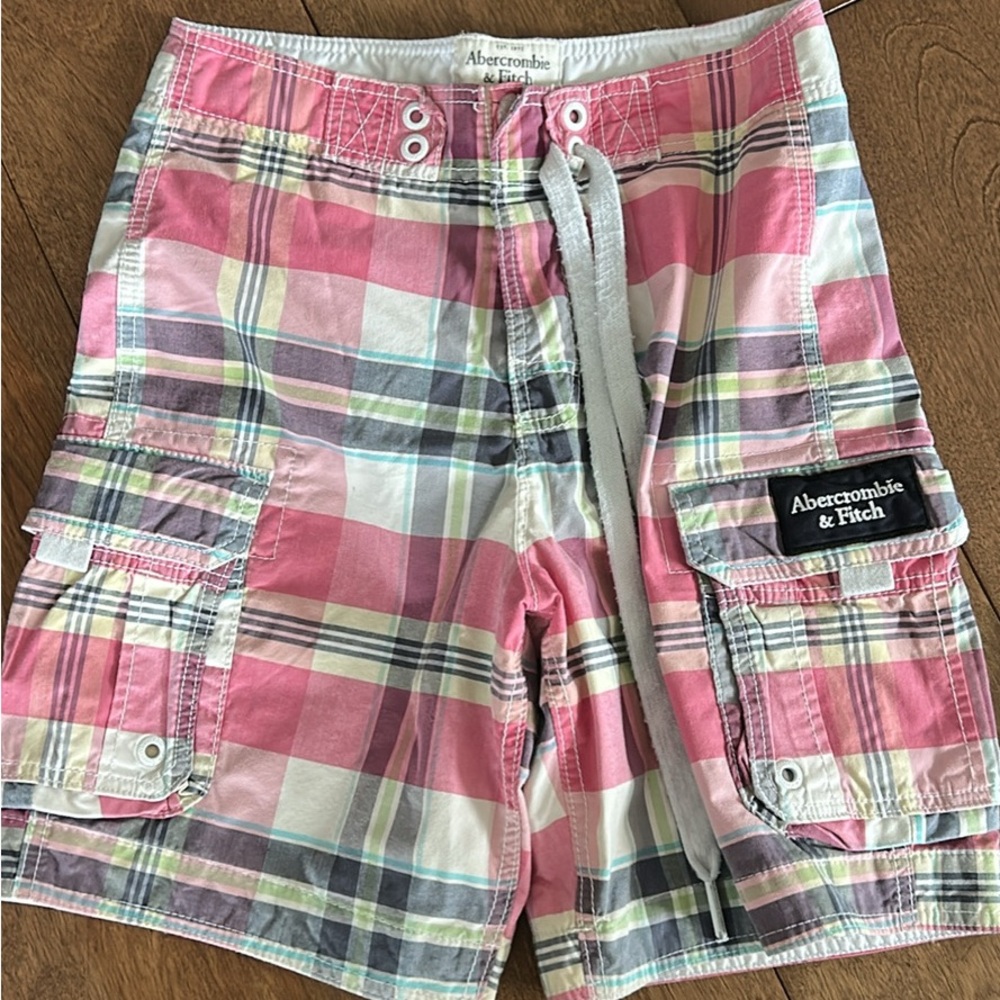 Man or boy’s Abercrombie & Fitch Plaid swimming pants